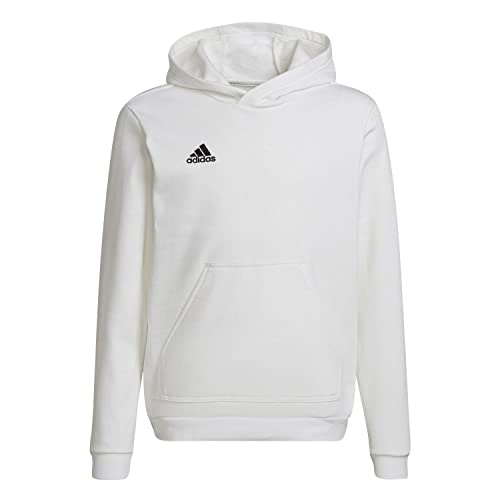 adidas Unisex Kinder Entrada 22 Sweat Hoodie, white/black, 152 im Sale