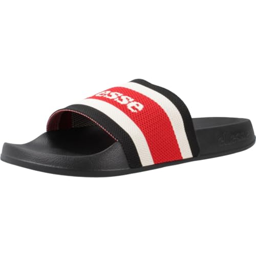 Ellesse Unisex Badesandalen LS50 Slide, Farbe:Black/red, im Sale