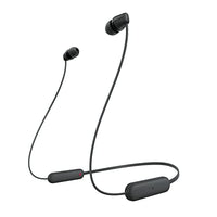 Thumbnail for Sony kabellose WI-C100 In-Ear-Kopfhörer (bis zu 25 Stunden Akkulaufzeit, optimiert für Sprachassistenten, integriertes Mikrofon für Telefonate, Bluetooth), Schwarz, klein im Sale