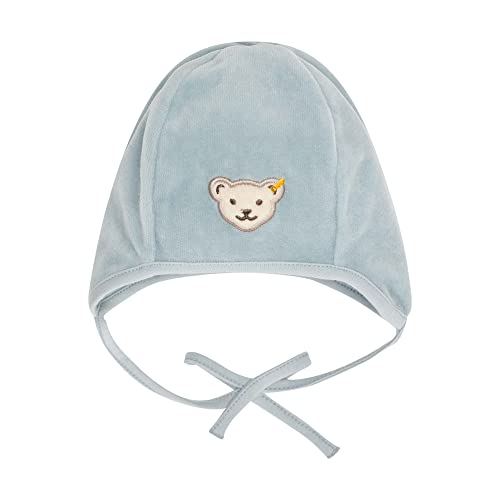 Steiff Unisex Baby Basic Bommel Beanie-Mütze, Celestial Blue, 39 im Sale