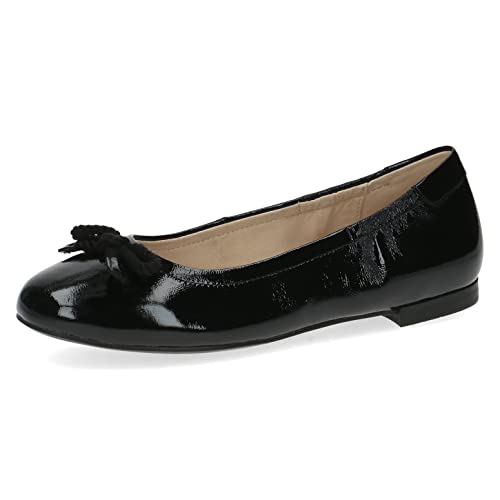 Caprice Damen 9-9-22112-20 Ballerina, Black Naplak, 39 EU im Sale