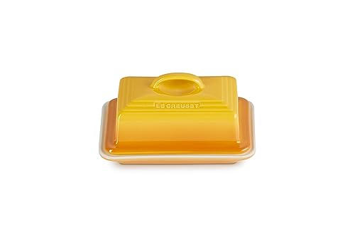 Le Creuset Butterdose aus Steinzeug, 900 g, 17 x 12.5 x 9 cm, Nectar, 70837176720000 im Sale