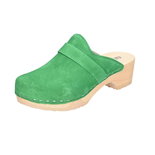 Softclox Tamina Fashion-Green (Natur) Clogs für Damen im Sale