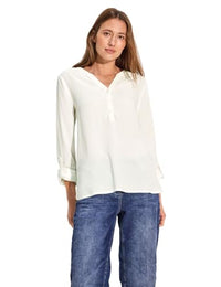 Thumbnail for CECIL Damen B344972 Bluse mit Turn-Up, Vanilla White, XX-Large im Sale