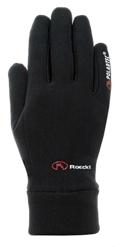 Roeckl Sports Outdoor Handschuh KASA, Crossover Unisex Fingerhandschuh, Schwarz 9.0 im Sale