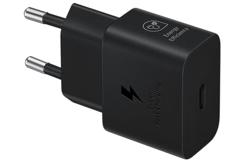 Samsung Schnellladeadapter, Energieeffizientes Ladegerät, USB-C, 25 Watt, Schwarz, EP-T2510N im Sale