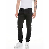 Thumbnail for Replay Herren Jeans Anbass Slim-Fit Hyperflex Forever Dark mit Stretch, Black 098 (Schwarz), 28W / 32L im Sale