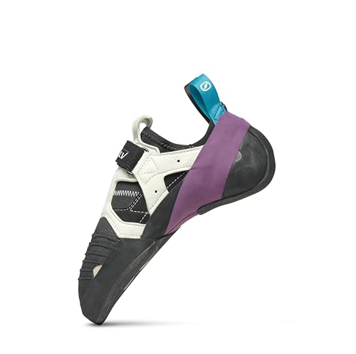 SCARPA Instinct VSR LV Kletter- & Boulderschuhe - Low Volume Fit, Schwarz / Violett, 9.5 Women/8.5 Men im Sale