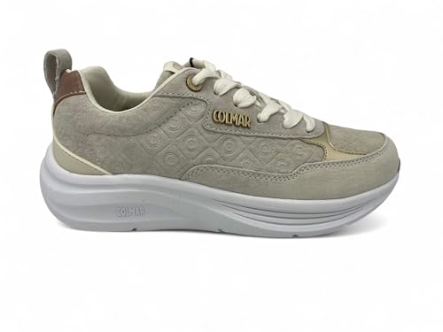 Colmar Damen Schuhe Grace Impress 101 Sneakers mit Schnürung Beige, beige, EU im Sale