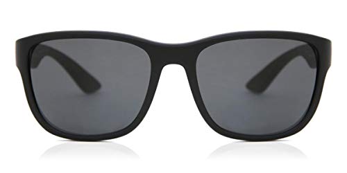 Prada Herren 0PS 01US Sonnenbrille, Schwarz (Black Rubber), 58 im Sale