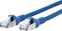 Thumbnail for Metz Connect 130845A044-E RJ45 Netzwerkkabel, Patchkabel CAT 6a S/FTP 10.00m Blau mit Rastnasenschut