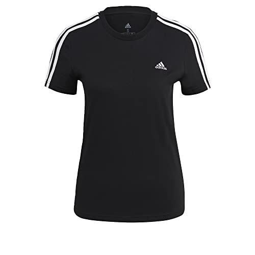 adidas 3S T T-Shirt Black/White 2 im Sale