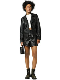 Thumbnail for ONLY Damen onlGEMMA Faux Leather Biker OTW NOOS Jacke, Schwarz Black, Large (Herstellergröße: 40) im Sale