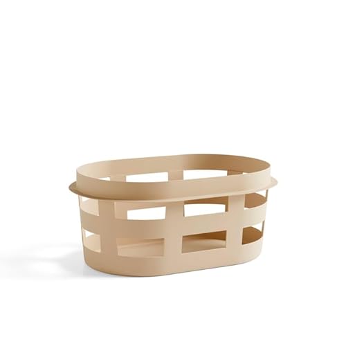 Hay Wäschekorb Basket aus 100% recyceltem Polypropylen hergestellt, in der Farbe: Nougat, Maße: 57,5 x 37,5 x 24 cm, AD854-A601-AB89 im Sale