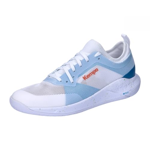 Kempa Unisex Kourtfly Sport-Schuhe, weiß/blau, 44 EU im Sale