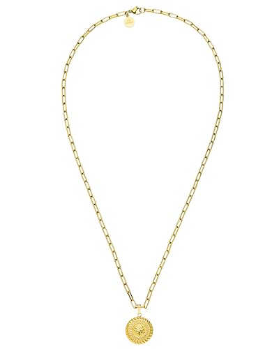 PURELEI Waina Kette Damen (Gold) – Halskette Damen aus langlebigem Edelstahl – Wasserfeste Kette – 50-55 cm Länge verstellbar – Halskette für deinen individuellen Look im Sale