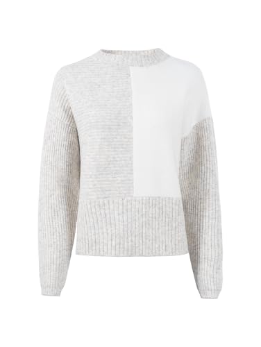 s'questo Strick 1/1 Strickpullover, Pulli, Grau, locker Platinum Grey Melange Soquesto Kollektion Sweet Soul im Sale