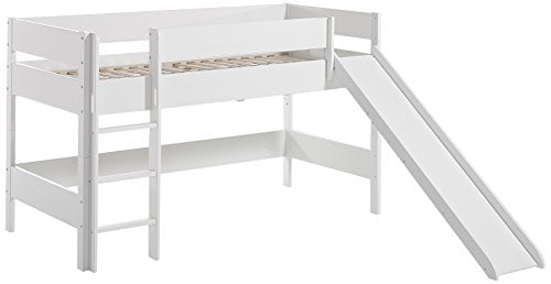 Geuther - Spielbett 125 mit Rutsche, weiß im Sale