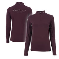 Thumbnail for Cavallo Stehkragenshirt EDERA in red Wine, im Sale