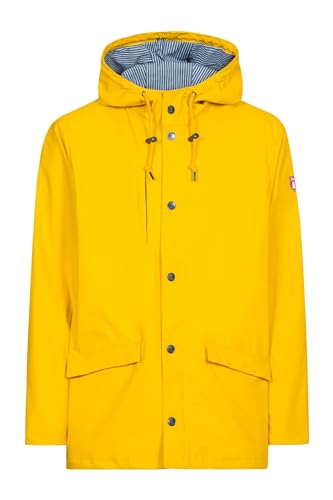 derbe Passby Fisher Yellow Gelb Herren Regenjacke | Friesennerz | Männer | Baumwoll-Futter | Regen | Jacke | Kapuze im Sale