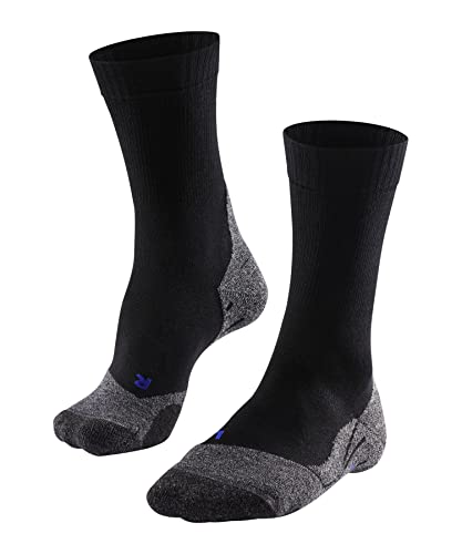 FALKE Herren Wandersocken TK2 Explore Cool M SO Lyocell Funktionsmaterial antiblasen dick 1 Paar, Schwarz (Black-Mix 3010), 42-43 im Sale