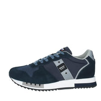 Thumbnail for Blauer F2QUEENS01 Sneakers Schuhe Herren blau Leder Blu/44 im Sale