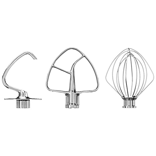 KitchenAid 5KSM5TH3PSS KÜCHENMASCHINEN ZUBEHÖR-SET AUS EDELSTAHL, Silber