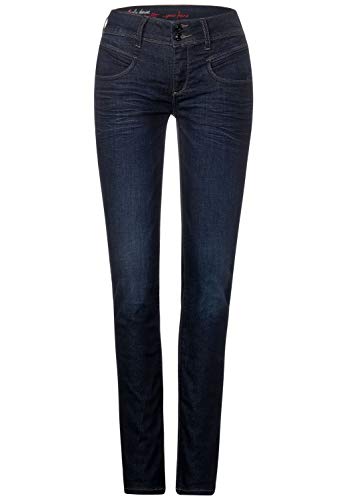 Street One Damen Slim Jeans Style Jane, Mid Indigo Random Wash, 32W / 32 im Sale