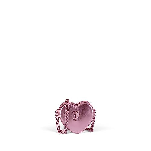 Juicy Couture - Umhängetasche HEART PARTY BAG aus polyurethan, rose (19 X 6.5 X 17.5 cm) im Sale