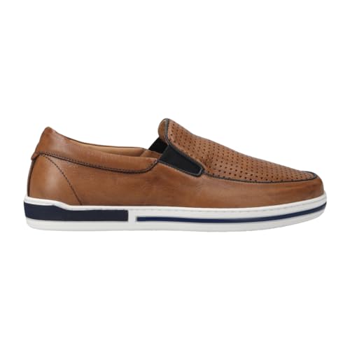 Galizio Torresi Sneaker 440520A V.Nuova, gelocht/geflochten, Braun, Herren im Sale