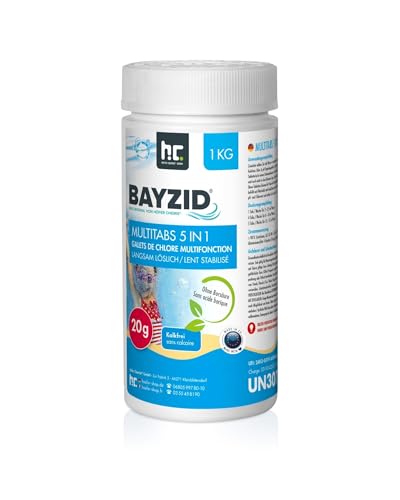 Chlor Multitabs 20g für Pool & Spa 1 kg BAYZID von Höfer Chemie zur Poolpflege - HOCHWIRKSA im Sale