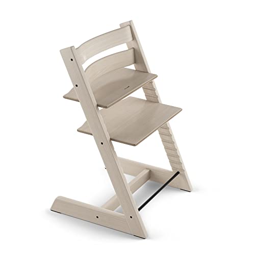 Tripp Trapp Stuhl von Stokke, Whitewash – Verstellbarer, anpassbarer Stuhl für Kleinkinder, Kinder & Erwachsene – Praktisch, bequem & ergonomisch – Klassisches Design im Sale