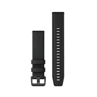 Thumbnail for Garmin Schnellwechsel-Armband, 20mm, Silikon, Schwarz, passend für venu Serie (außer S-Modelle), Forerunner 55/245/645, Approach S12/S40/S42, vivoactive 3/4, vivomove 3/HR/Luxe/Style, D2 Air/Air X10