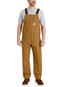 Thumbnail for Carhartt, Herren, Lockere Segelleinen-Latzhose, Carhartt Braun, W40/L32 im Sale