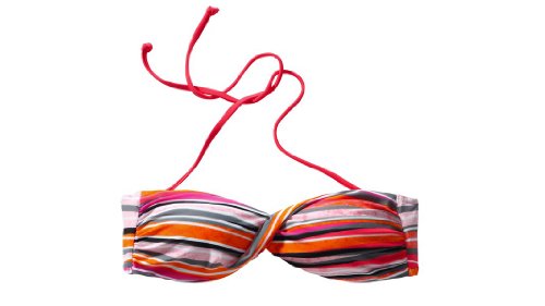 ETIREL Damen- Bikini-Oberteil Maggy stripe, multicolor/rose,36 im Sale