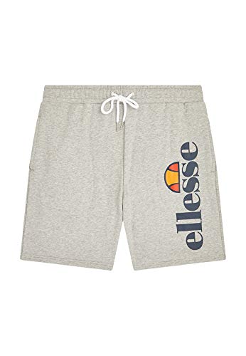 Ellesse Mens Bossini Fleece Short, Grey Marl, im Sale