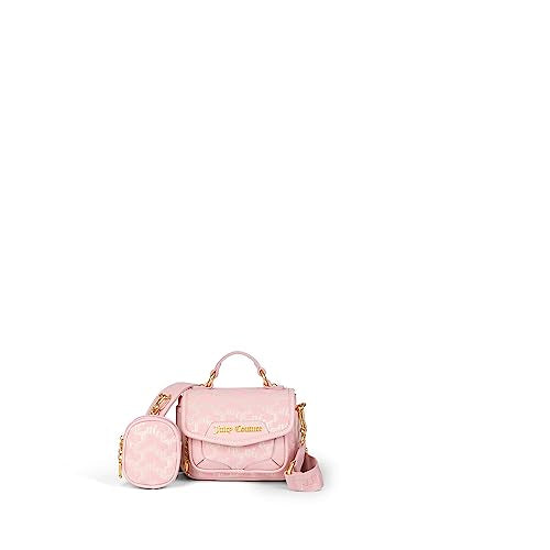 Juicy Couture - Umhängetasche WISTERIA aus Polyester, rose-weiß (18 X 7 X 15 cm) im Sale