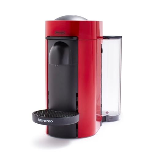 Nespresso VertuoPlus Kaffee- und Espressomaschine von De'Longhi, rot im Sale