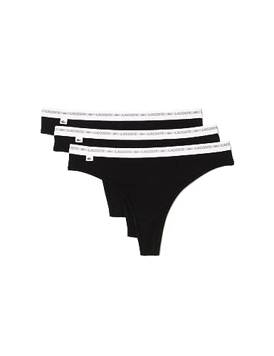 Lacoste Damen 8F1341 G-String, Noir, XS im Sale