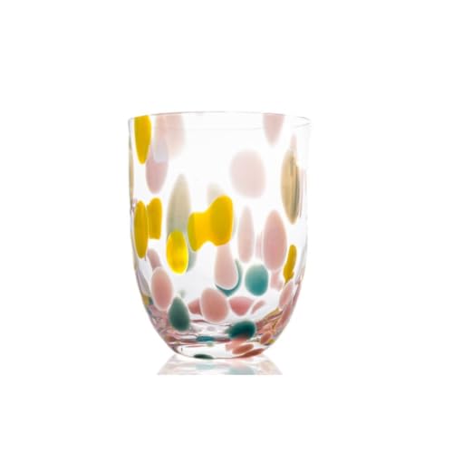 Anna von Lipa Big Confetti Tumbler Rosa+Yellow+Tyrkys