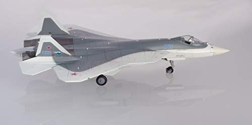 herpa 580441 Other License Sukhoi T-50 Prototype “White Shark”, Wings/Flugzeug zum Sammeln, Mehrfarbig