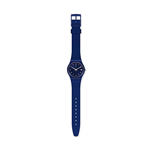 Swatch Damen Analog Quarz Uhr mit Silicone Armband GN416 im Sale