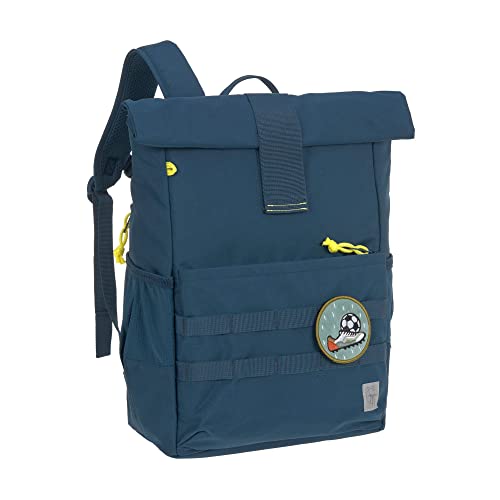 LÄSSIG Kinderrucksack mit Brustgurt Freizeitrucksack wasserabweisend, 12 Liter/Medium Rolltop Backpack navy im Sale