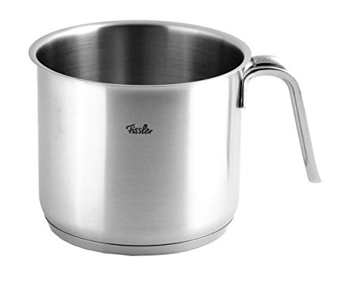 Fissler Sveto / Edelstahl-Milchtopf (1,5 L, Ø 14cm) kleiner Kochtopf, unbeschichtet, Gasherd, Induktion, Silber im Sale