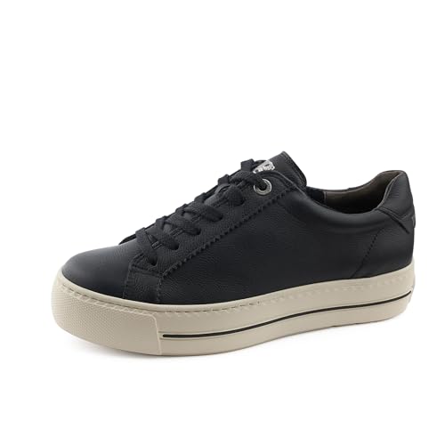 Paul Green Damen, Frauen Low-Top Sneaker,Halbschuhe,straßenschuhe,Strassenschuhe,Sportschuhe,Freizeitschuhe,Turnschuhe,Schwarz (JA),38.5 EU / 5.5 UK im Sale