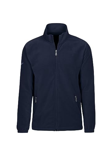 Trigema Herren Fleece Jacke, Blau (Navy 046), 4 im Sale