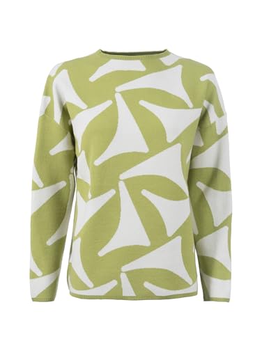 s'questo Strick 1/1 Strickpullover bequem Muster weich Cozy Green Soquesto Kollektion Be Great im Sale