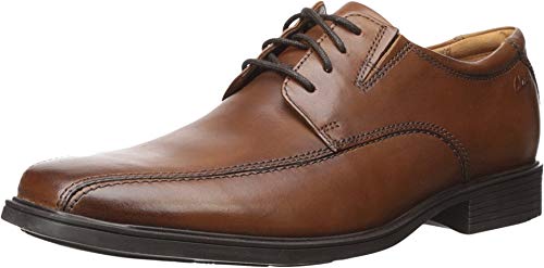 Clarks Herren Tilden Walk Oxford-Schuh Derby, Dunkelbraunes Leder, 48 EU im Sale