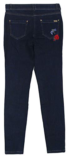 Basler Damen Jeans Hose Julienne Slim blau Stickerei im Sale