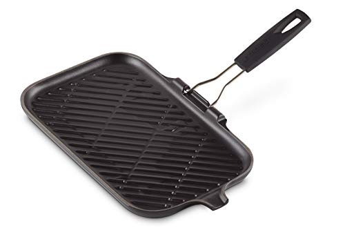 Le Creuset Gusseisen-Grillpfanne, , Schwarzmatt, 20049000000400, Matt Schwarz, 36 im Sale